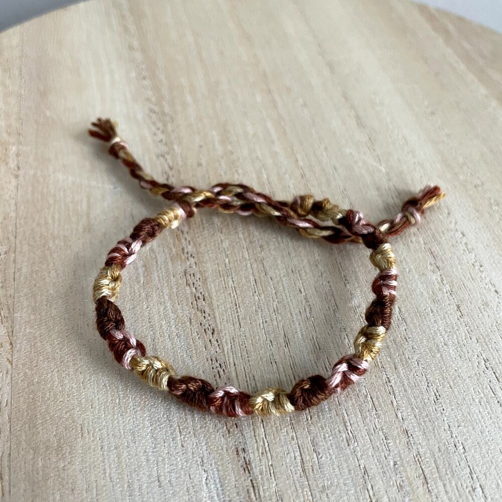 Alethea Bracelet anklet trendy comfortable tie embroidery thread woven gift